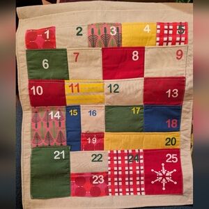 Colorful Fabric Advent Calendar